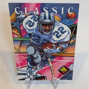 1994 Classic Football Emmitt Smith # 404 1 of 5 illustrations cards .